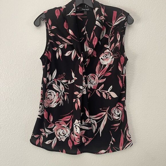 Nine West Sheer Blouse Size Medium - Picture 1 of 4